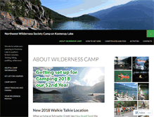 Tablet Screenshot of kootenaywildernesscamping.org